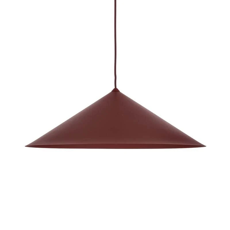 B-Ware TK-Lighting Hängeleuchte Lume XL LED Pendelleuchte dimmbar burgunderrot Ø49cm
