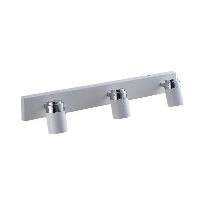 B-Ware Lindby Deckenleuchte Strahler Kardo LED Lampe dimmbar IP44 chrom weiß 3-flammig