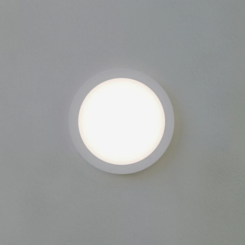 B-Ware Prios Deckenlampe Aureka LED Lampe mit Bewegungsmelder Ø23cm warmweiß weiß