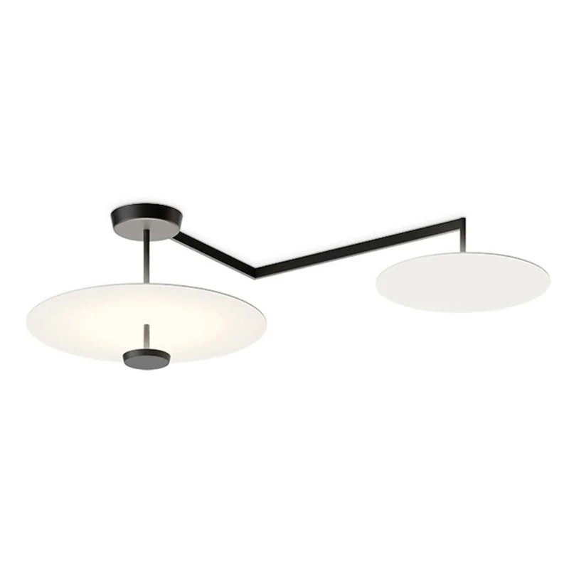 B-Ware Vibia Deckenleuchte Pendelleuchte Ø55cm Flat LED Leuchte weiß Stahl