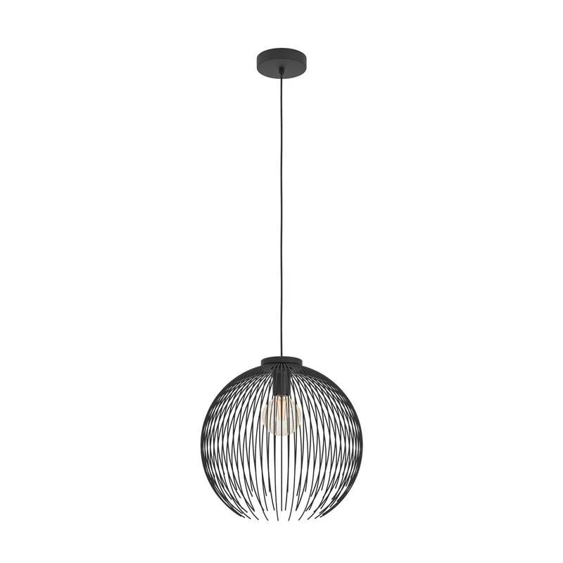B-Ware Eglo Hängeleuchte Pendelleuchte VENEZUELA LED dimmbar schwarz Ø40cm Metall E27