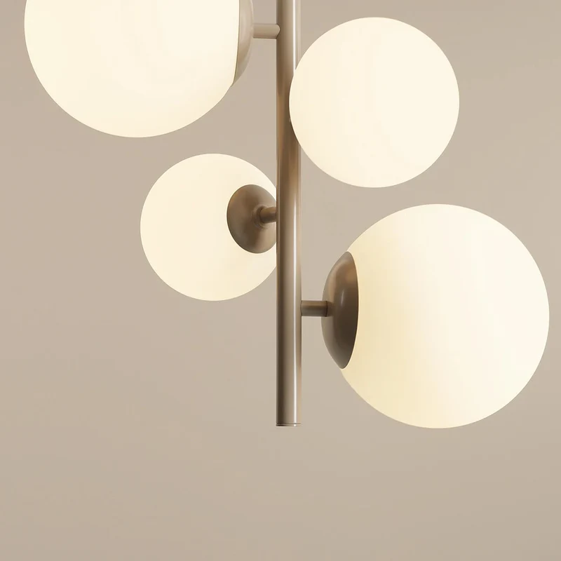 B-Ware Aldex Hängeleuchte Joel LED Pendelleuchte Hängelampe dimmbar beige/weiß