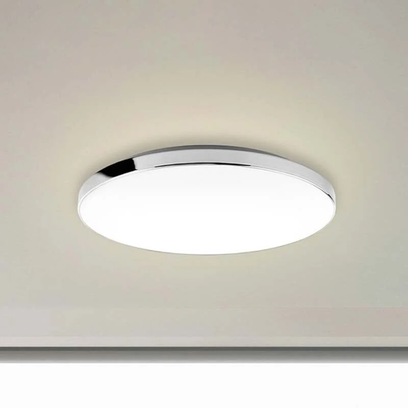 B-Ware Briloner Deckenlampe Deckenleuchte LED Lampe Leuchte chrom/weiß Ø35,5cm IP44