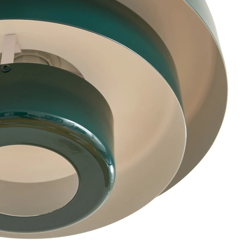 B-Ware Lindby Hängeleuchte Pendelleuchte Tivra grün Ø 35 cm Metall E27