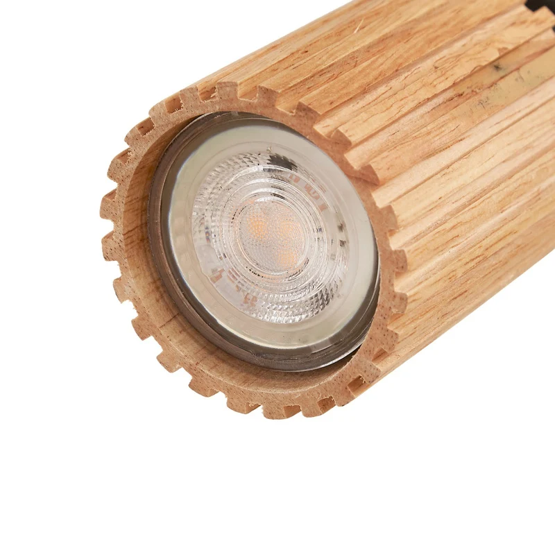 B-Ware Lindby Deckenstrahler Strahler Stralino Deckenleuchte 4-flg Lampe L60 cm Holz