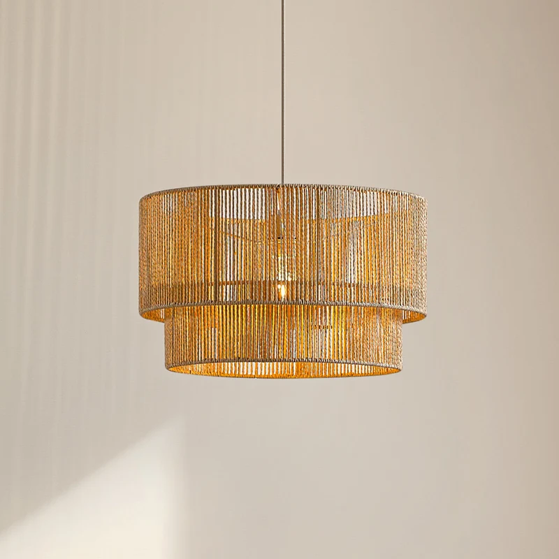 B-Ware Lindby Hängeleuchte Pendelleuchte Lampe E27 Papier beige Ø 45 cm Anuva Leuchte