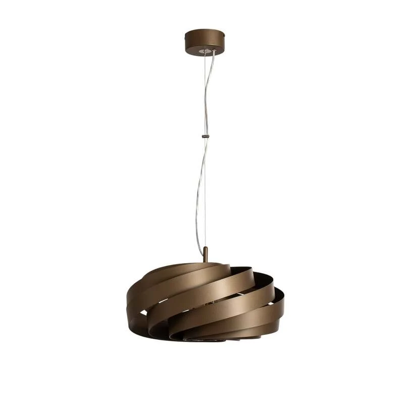 B-Ware Euluna Vento Hängeleuchte Pendelleuchte Deckenleuchte kaffeebraun Ø 50 cm
