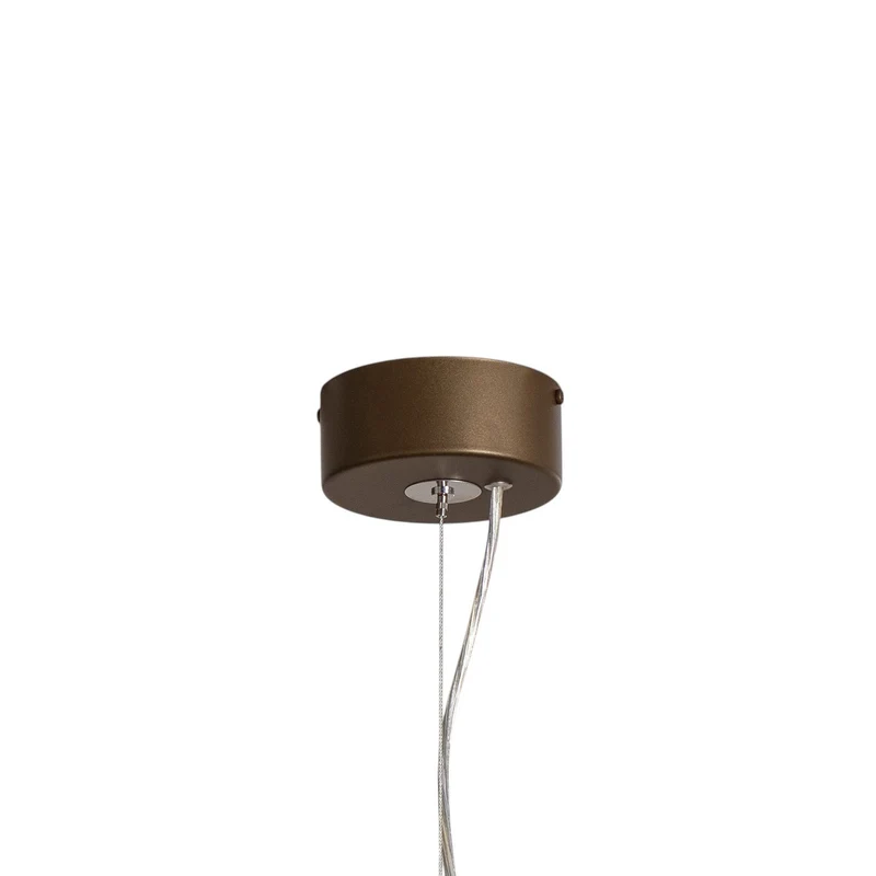 B-Ware Euluna Vento Hängeleuchte Pendelleuchte Deckenleuchte kaffeebraun Ø 50 cm