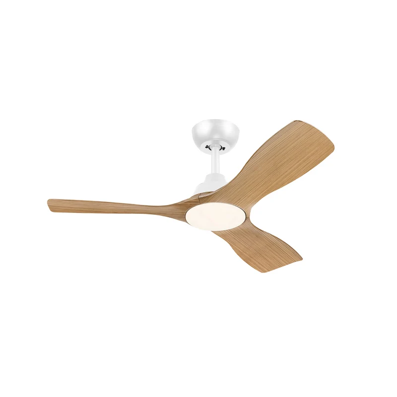 B-Ware Philips LED Ventilator Deckenlüfter Olas 106 cm braun weiß Deckenventilator