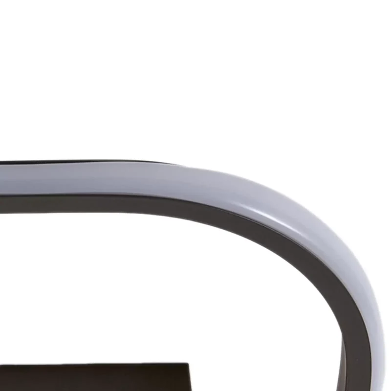 B-Ware Lindby LED-Deckenleuchte Romilda Deckenlampe Leuchte Lampe grau Holz 37 cm breit