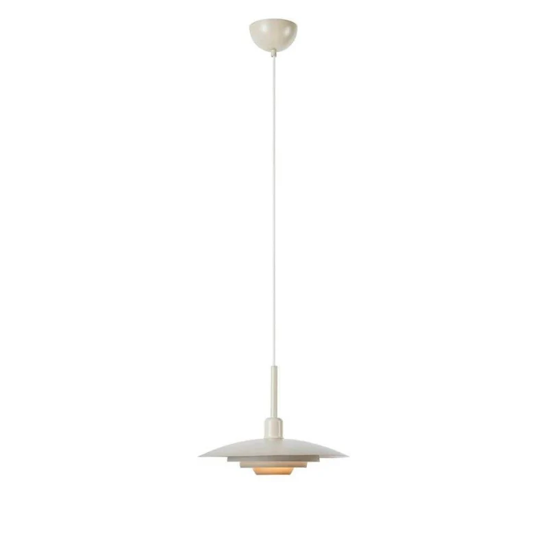 B-Ware Markslöjd Piny 35 Pendelleuchte Beige 25,5 cm Höhe 40 Watt IP20 für Innenräume