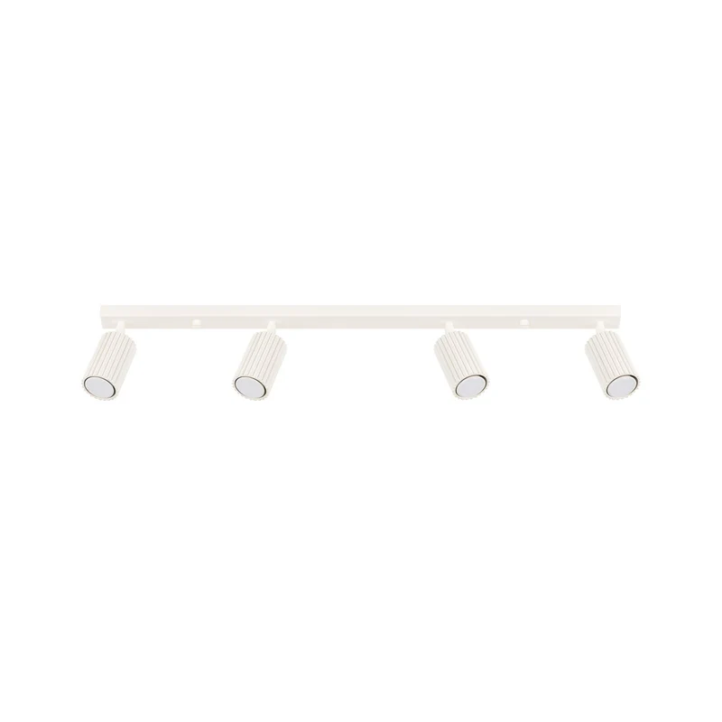 B-Ware SOLLUX LIGHTING Marke Deckenstrahler Spot Lampe Karbon beige Länge 81 cm