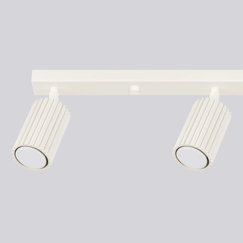 B-Ware SOLLUX LIGHTING Marke Deckenstrahler Spot Lampe Karbon beige Länge 81 cm