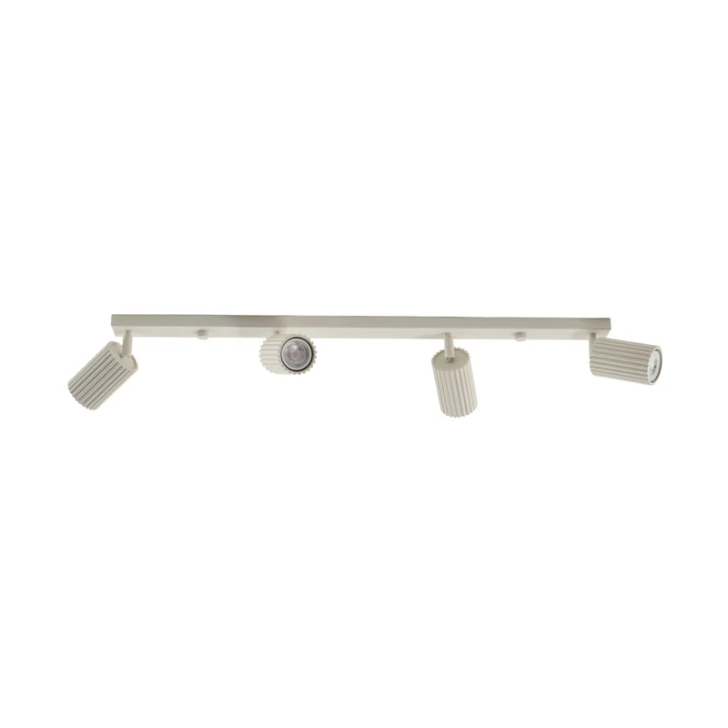 B-Ware SOLLUX LIGHTING Marke Deckenstrahler Spot Lampe Karbon beige Länge 81 cm