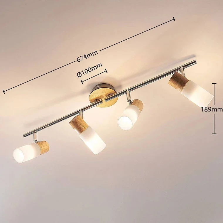 B-Ware Lindby Deckenstrahler Deckenspot Christoph Holz Glas weiß Lampe Leuchte