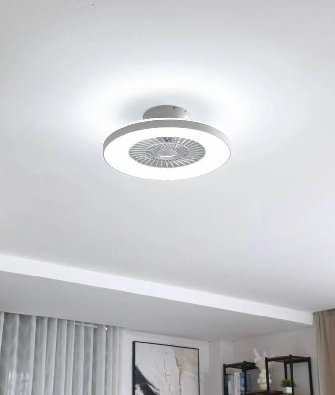 B-Ware Lindby Deckenventilator Ventilator LED Smart Tuya weiß Fernbedienung Beleuchtung