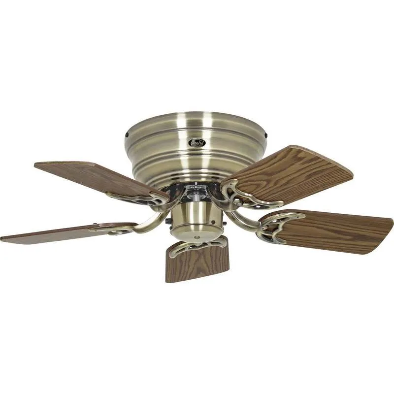 B-Ware CasaFan Deckenventilator FLAT 75-III MA-AH/AE Wendbare Flügel Eiche 79 cm 61 W