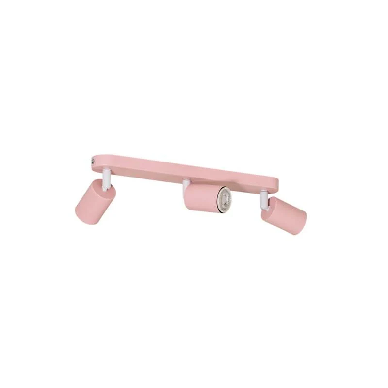 B-Ware TK Lighting Deckenstrahler Livia LED Strahler dimmbar rosa 3-flg 52cm Metall