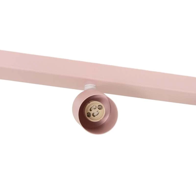 B-Ware TK Lighting Deckenstrahler Livia LED Strahler dimmbar rosa 3-flg 52cm Metall