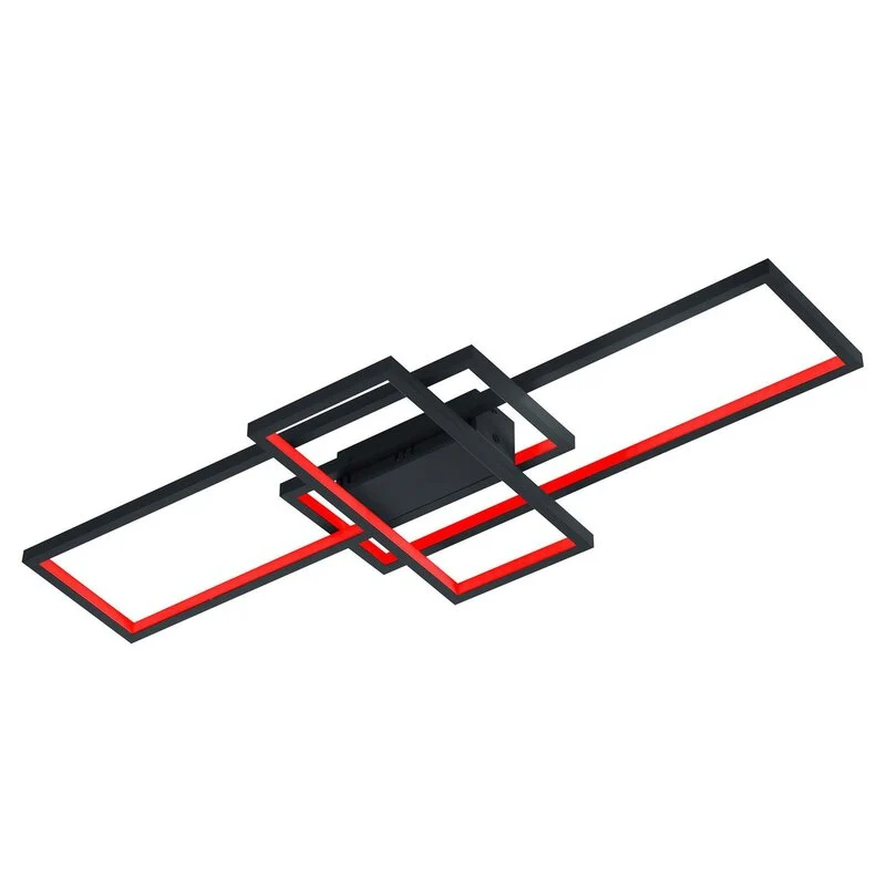 B-Ware Trio Lighting WiZ Thiago LED-Deckenlampe Deckenlampe Lampe LED 104cm anthrazit