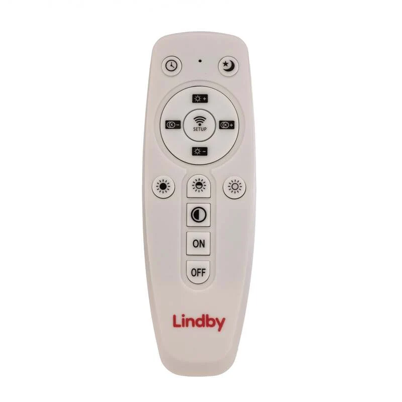 B-Ware Lindby Deckenleuchte LED Livel dimmbar CCT 80x30cm Fernbedienung silber 2900lm