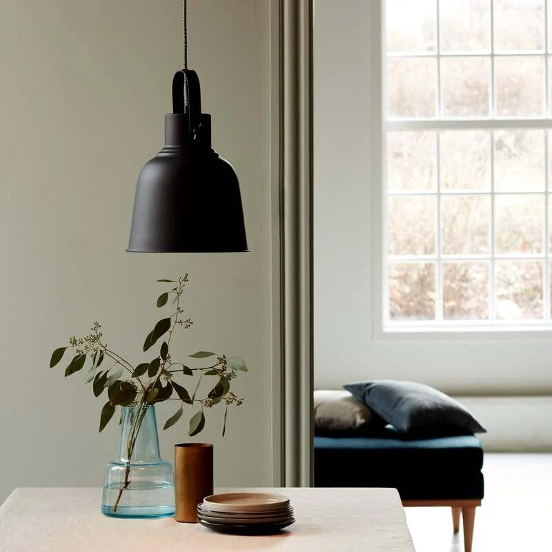 B-Ware Nordlux Pendelleuchte Adrian Hängeleuchte Hängelampe Leuchte in Schwarz Ø 25cm