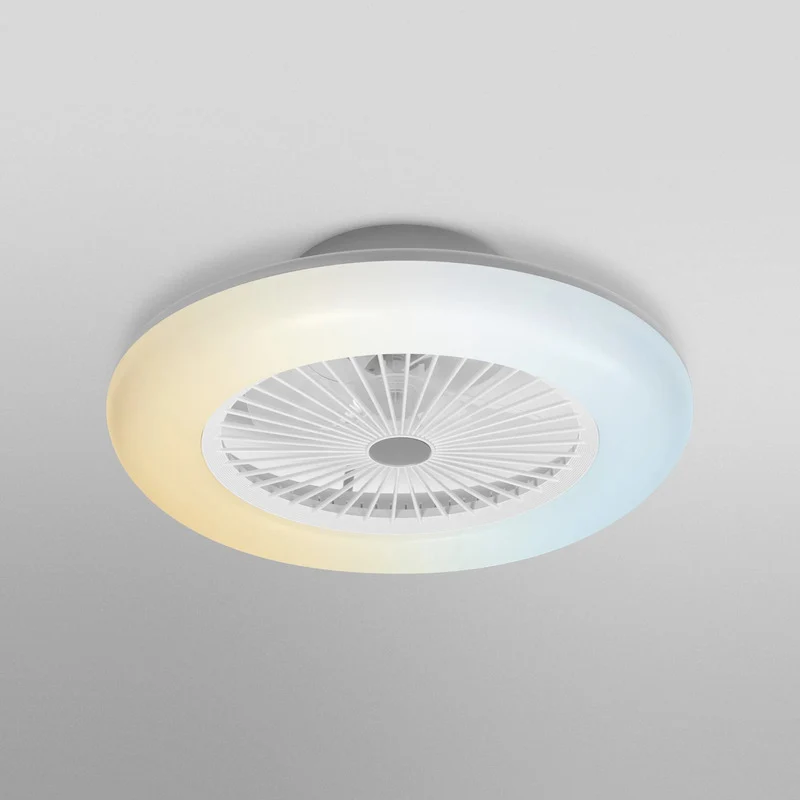 B-Ware OSRAM SMART+ WiFi LED Ceiling Fan ROUND White Quiet 55cm