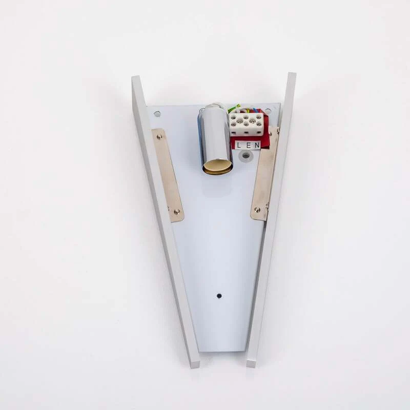 B-Ware Lindby Wandleuchte Magnus LED Wandlampe dimmbar Glas Aluminium weiß 31cm