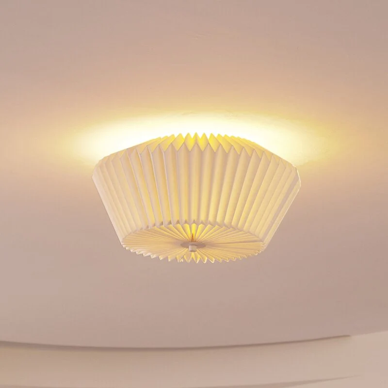 B-Ware Lindby Deckenleuchte Magali weiß Papier Ø 45 cm Deckenlampe Lampe Leuchte E27
