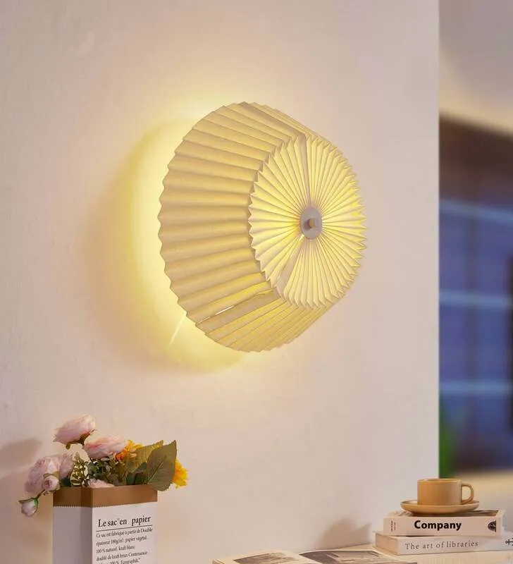 B-Ware Lindby Deckenleuchte Magali weiß Papier Ø 45 cm Deckenlampe Lampe Leuchte E27