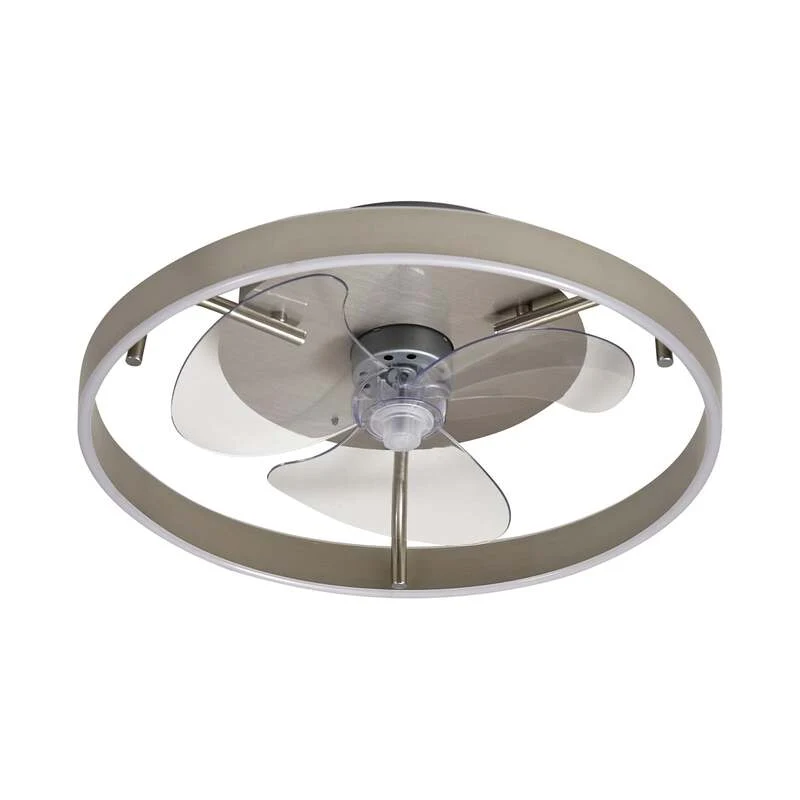 B-Ware Lindby Deckenventilator Ventilator LED Fernbedienung silber Momitu leise
