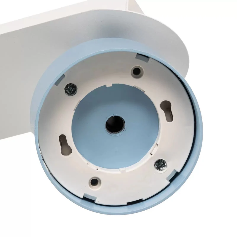 B-Ware Deckenstrahler Cloudy fünfflammig blau Deckenlampe Deckenleuchte Lampe Leuchte