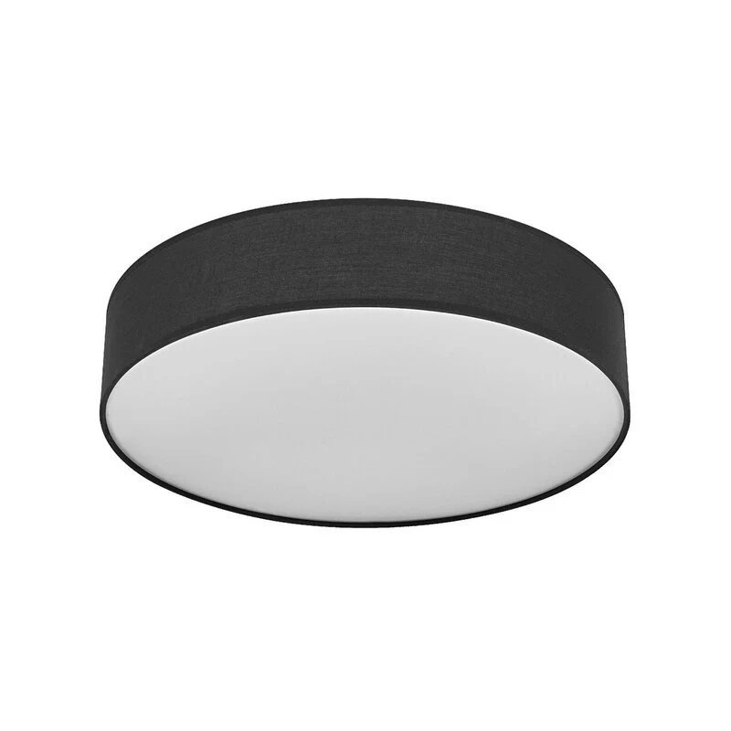 B-Ware OSRAM Deckenleuchte Lampe Leuchte ORBIS PARIS schwarz Textil E27 runde Form