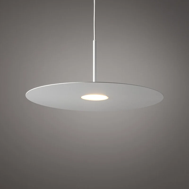 B-Ware Nowodvorski Pendelleuchte Hängelampe SIMONE GX53 LED weiß rund Ø 40 cm Lampe