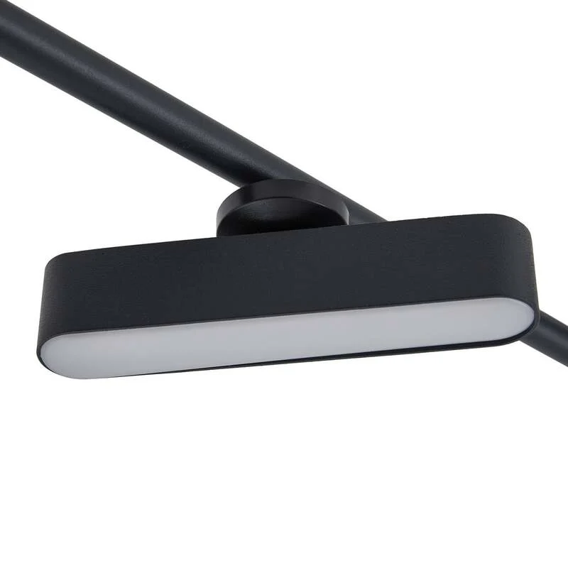 B-Ware Lindby LED Strahler Deckenleuchte Lichtleiste Eldrin Schwarz dimmbar sechsflammi