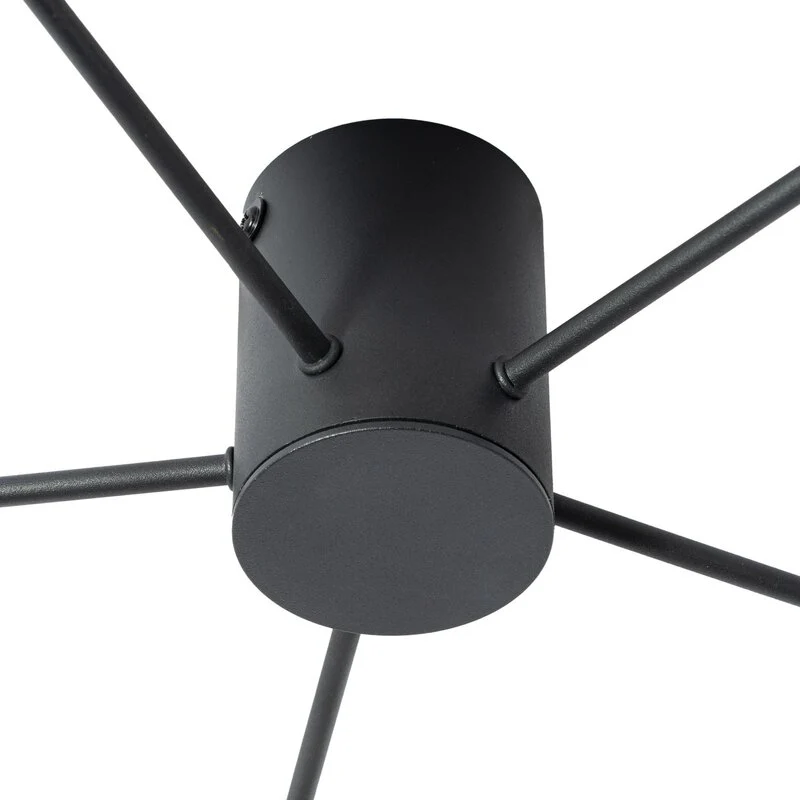 B-Ware Lindby Deckenleuchte Valisa schwarz 5-flammig Deckenlampe Lampe Leuchte Spot