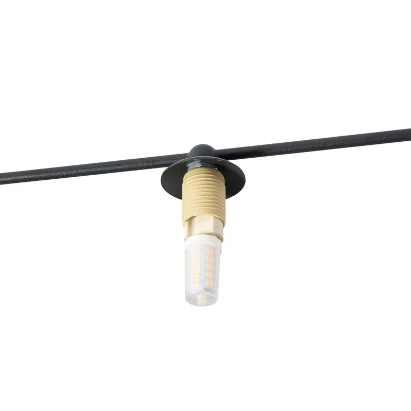 B-Ware Lindby Deckenleuchte Valisa schwarz 5-flammig Deckenlampe Lampe Leuchte Spot