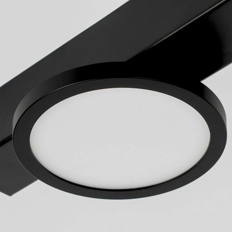 B-Ware Lucande Deckenleuchte Kellino schwarz 8-flammig GU10 Deckenlampe Lampe Leuchte