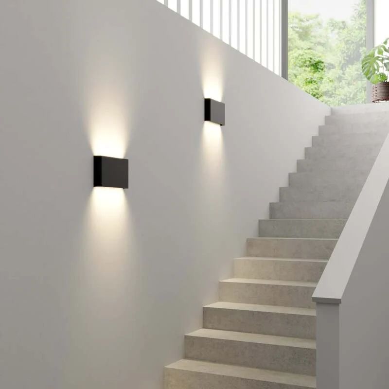 B-Ware Nowodvorski Wandleuchte Haga up & down Wandleuchte Lampe Leuchte G9 graphit