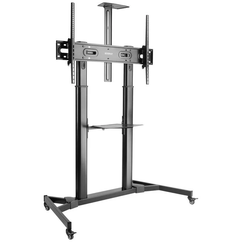 B-Ware SpeaKa SP-TVC-600 TV-Rollwagen 60"-100" höhenverstellbar neigbar schwarz
