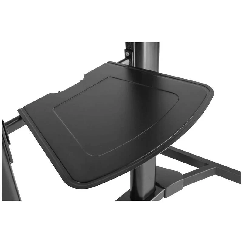 B-Ware SpeaKa SP-TVC-600 TV-Rollwagen 60"-100" höhenverstellbar neigbar schwarz