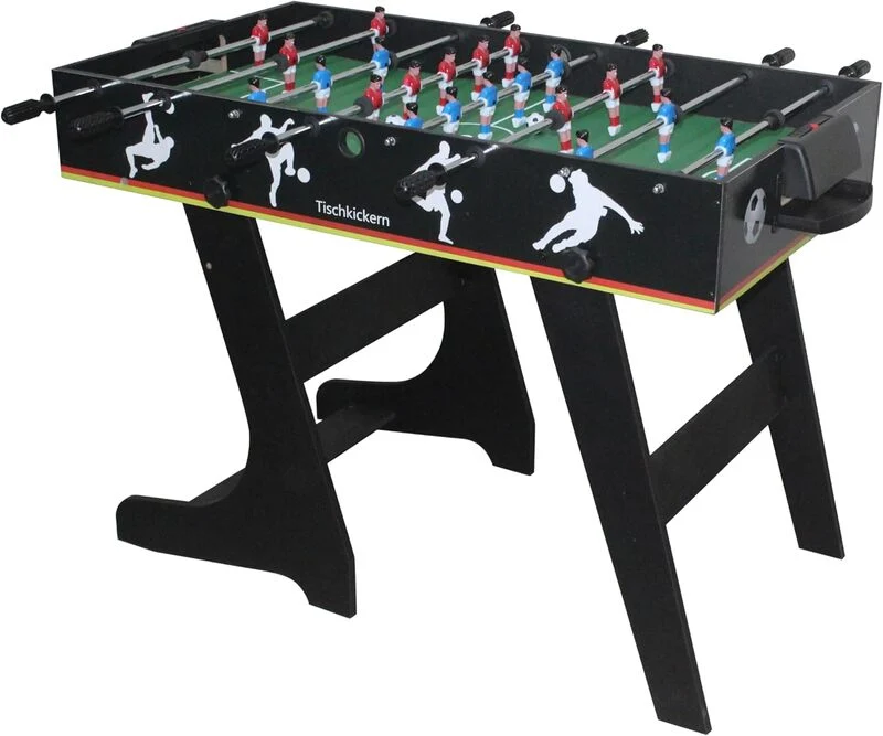 B-Ware Izzy 4-in-1 Multifunktionale Spieltische für Tischfußball Billard Tischtennis
