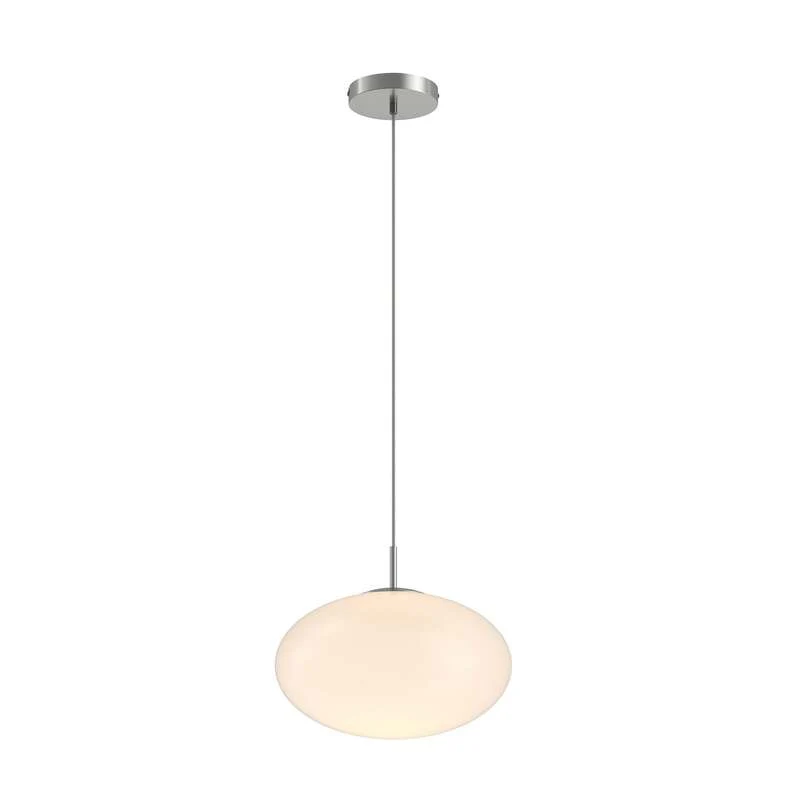 B-Ware Lindby Hängeleuchte Sonika LED Pendelleuchte Lampe dimmbar nickel Ø40cm 24cm