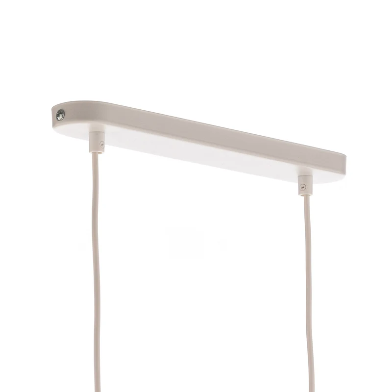 B-Ware TK Lighting Hängelampe Pendelleuchte Pulse Juteschirme naturbraun weiß 5-flg