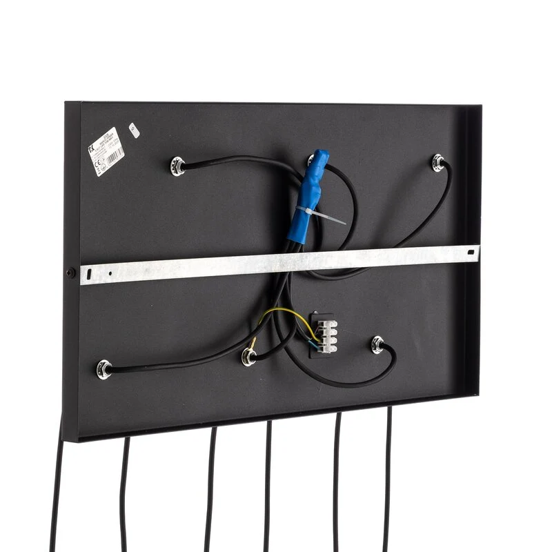 B-Ware Hängeleuchte Marco Hängelampe Deckenlampe Leuchte Green 6-flg. klar grün braun