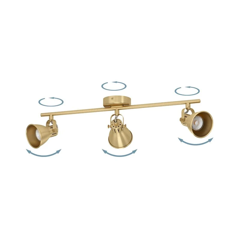 B-Ware EGLO Seras Deckenspot Deckenlampe Deckenleuchte Strahler Lampe Leuchte gold G964
