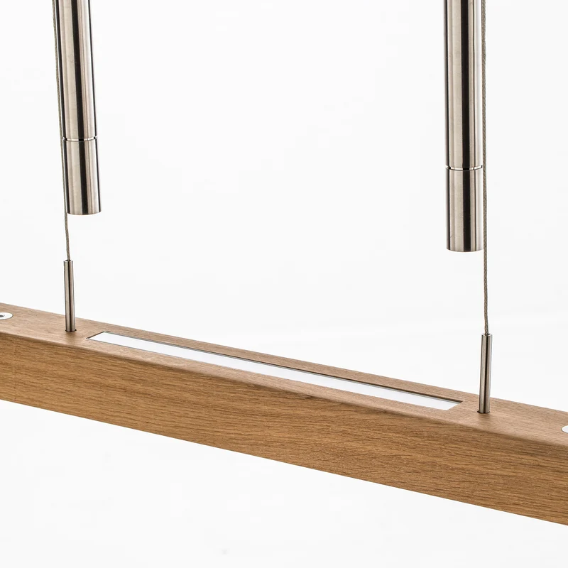B-Ware HerzBlut Hängelampe Leonora LED Hängeleuchte Pendellampe dimmbar natur 160cm
