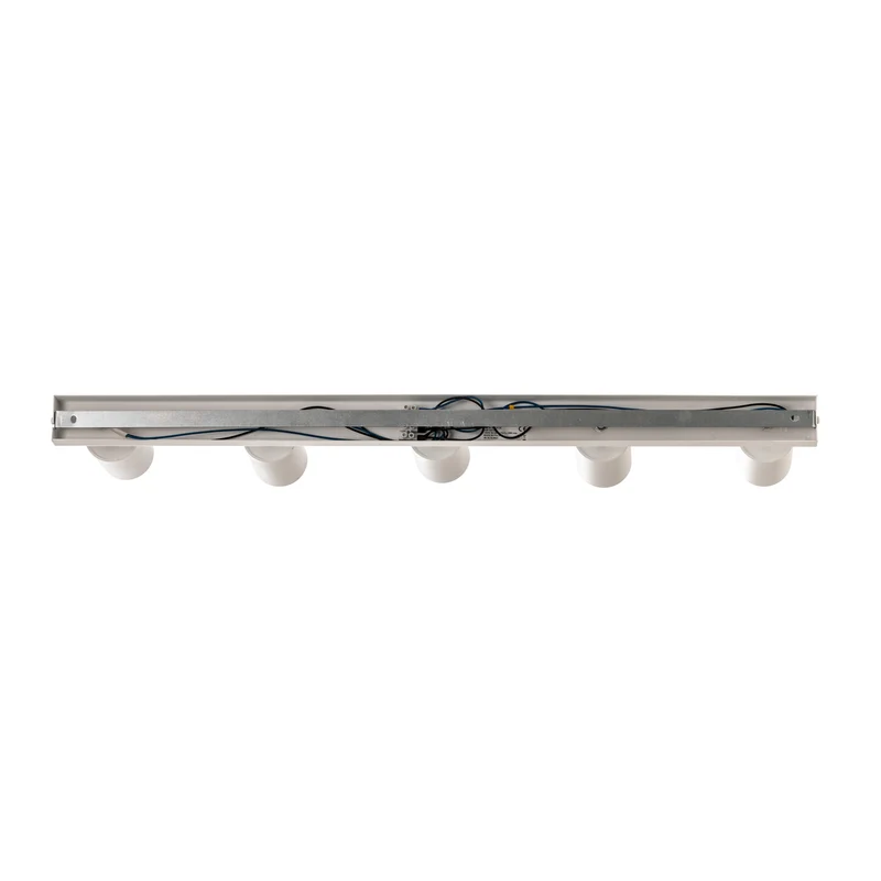 B-Ware Deckenstrahler Zoom 5-flammig LED dimmbar Stahl weiß 80cm 6cm Höhe 16cm