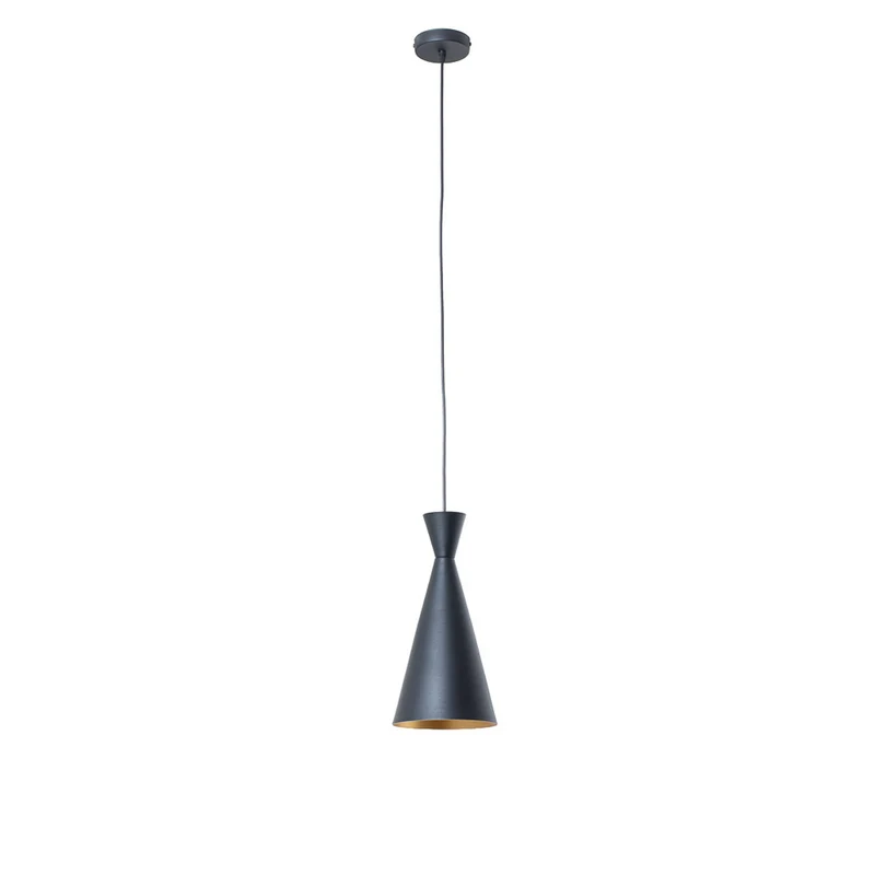 B-Ware ROYALTECH Hängeleuchte Pendelleuchte Glenora LED Lampe dimmbar schwarz 36cm