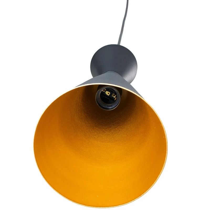 B-Ware ROYALTECH Hängeleuchte Pendelleuchte Glenora LED Lampe dimmbar schwarz 36cm